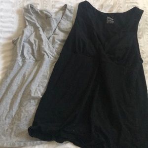 Two Gillian & O’Malley nursing tanks